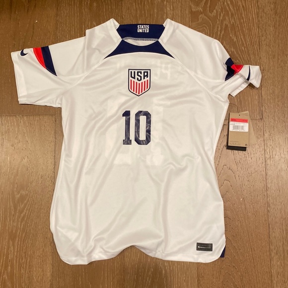 Nike Tops Womens Us Mens National Team Jersey Pulisic Poshmark